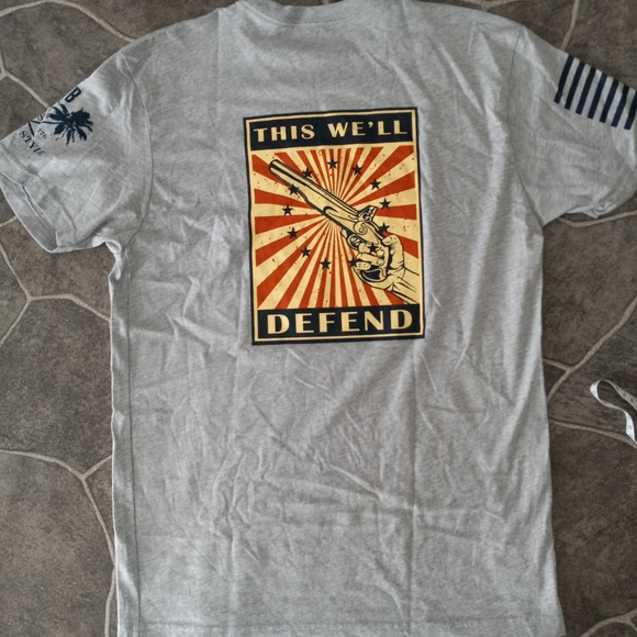 Grunt Style men's M grey tee NWOT - Picture 2 of 5